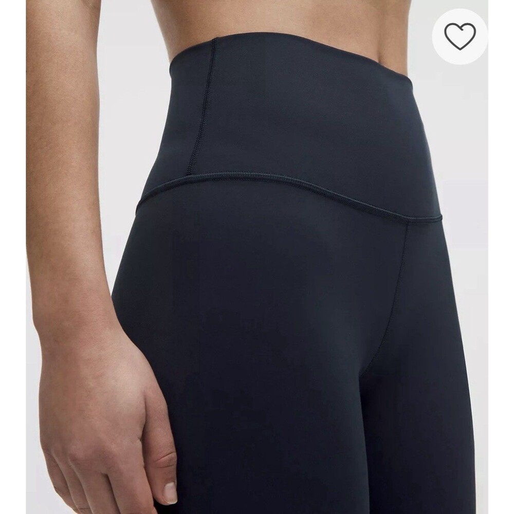 Authentic Lululemon Align HR Crop 21” True Navy Size 20 NWT Capri Leggings - Picture 3 of 6